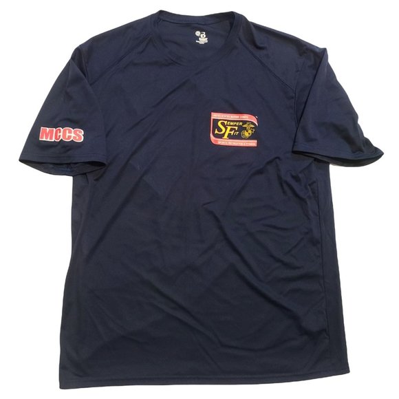 2012 70th Anniversary IWO JIMA Memorial Flag Raising Mens Blue T-Shirt Size XL - Picture 1 of 11